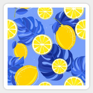 Tropical Lemons Sticker